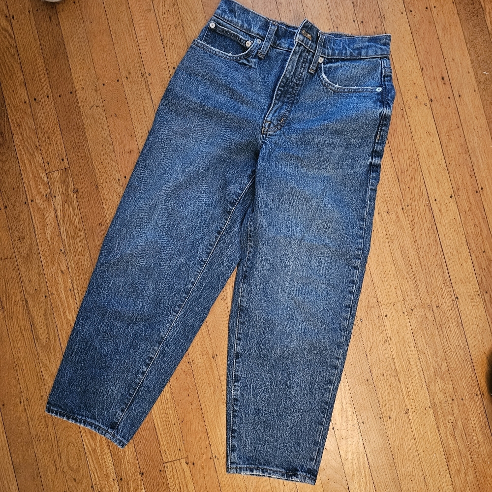 Madewell denim, balloon 24petite